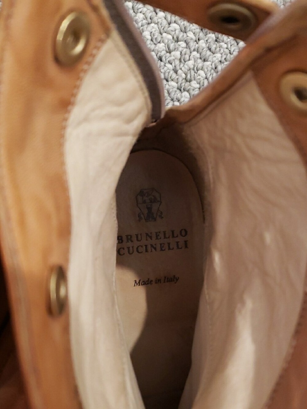 Brunello Cucinelli Tan Leather Harness Boots - Picture 2 of 16
